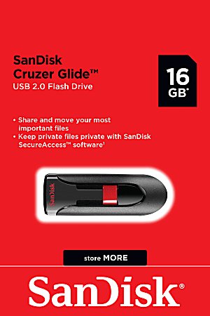 Flash 16 Gb Glide Sandisk Z600