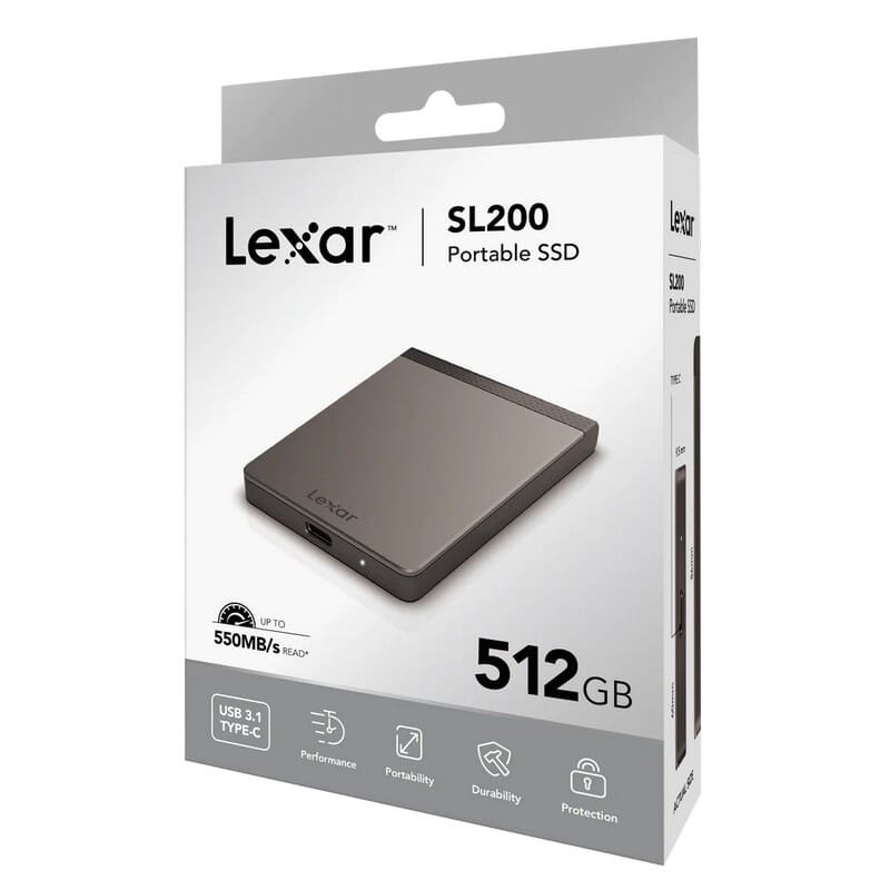 SSD 512gb Lexar Sl500 550mb/s