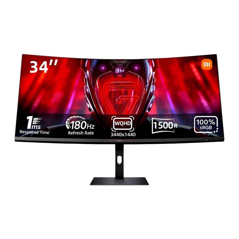 Mon Mi 34 Gaming 180hz Wqhd 1ms Curved