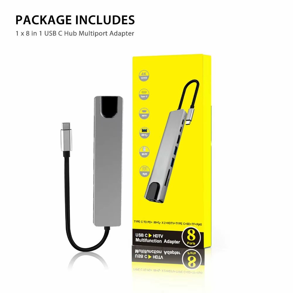 Type C To Hd Adapter 8in1